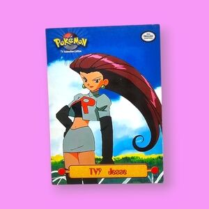 Pokemon 1999 TOPPS TV9 Jesse TV Animation Edition Card